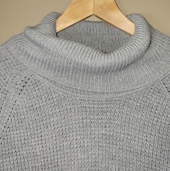 Cloth by RD cowl neck knit sweater tunic length grey large - Picture 5 of 8